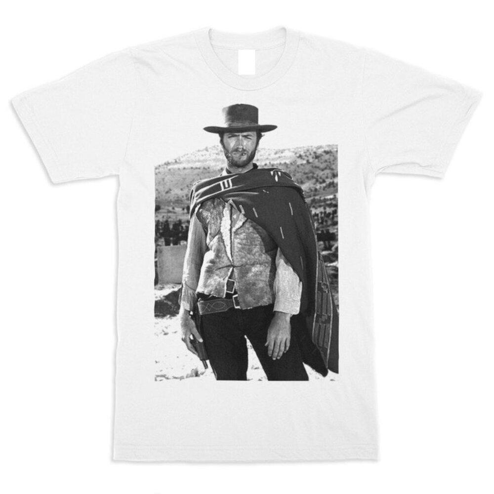 Clint Eastwood Good Bad Ugly Classic Western Movie Graphic T-Shirt